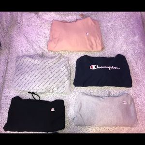 5 Reverse Weave Champion Sweatshirts